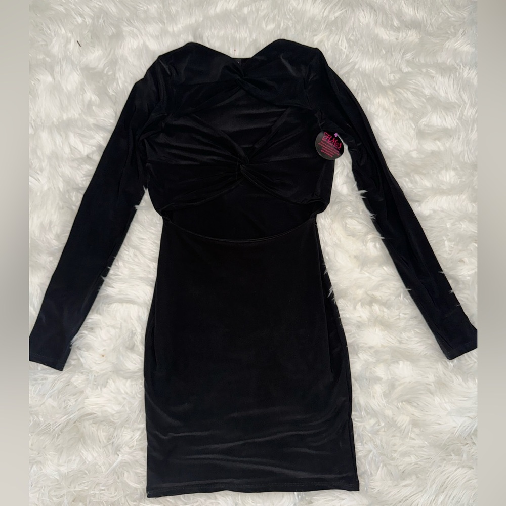 Black CUT OUT MINI dress SMALL